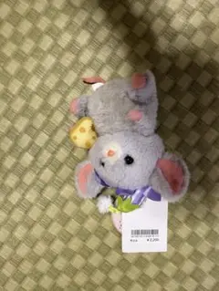 ディズニーシー　チーズ　ぬいぐるみキーホルダー
