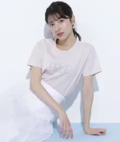 JILLSTUART ホットフィットロゴTシャツ ピンク