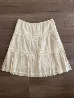 アパルトモン ヴィンテージ レーススカート 生成 中古