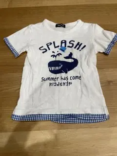 クレードスコープ　くじらTシャツ110cm