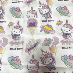 【輸入生地】110x45cm ハローキティ バルーン