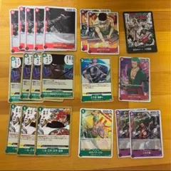ONE PIECE ワンピースカード　ゾロ　セット