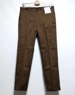 新品 オールドユニクロ 厚手 ストレッチスリムフィットノータックパンツ W79