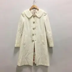 【美品】Jesus diamante コート クリーム M