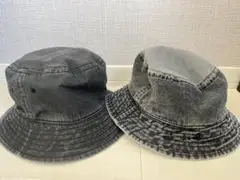 ZARA kids グレー デニム バケットハット 二枚セット