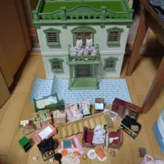 シルバニアファミリー アーバンハウス 家具　人形　セット
