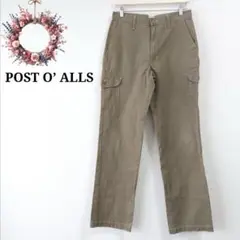 POST O'ALLS◇ワークパンツ チノパン USA製 古着 コットン