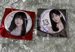 乃木坂46 池田瑛紗　13thバスラ個別ランダム缶バッジA.Bセット