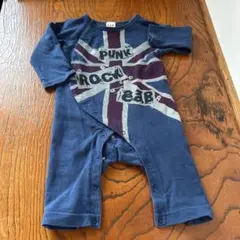 PUNK ROCK 英国旗ロンパース 80cm