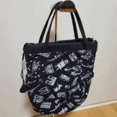 ROOTOTE　ルートート　バック　刺繍　黒　通学　通勤