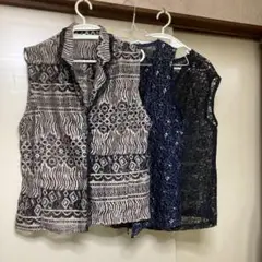シニア　レースベスト3点セット