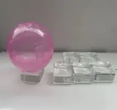 【即発送】6個セット 丸玉用 ガラス 台座 水晶玉 パワーストーン 置物