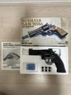 絶版希少　初期型マルシンS&WM586　あぶない刑事タカモデル357MAGNUM 絶版希少 初期型マルシンS&WM586 あぶない刑事タカモデル