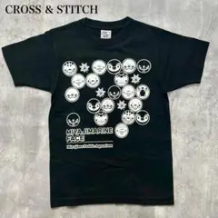 クロスアンドステッチ【XS】半袖Tシャツ アニマルフェイスプリント 宮島水族館