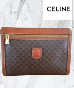 ⭐匿名配送⭐CELINE⭐セリーヌ⭐セカンドバッグ⭐マカダム柄⭐極美品!!