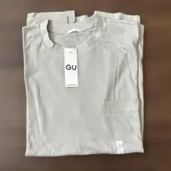 新品タグ付き　GU ルーズフィットTシャツ Lサイズ グレー