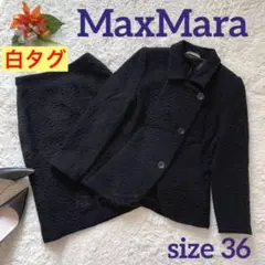 最高級ライン✨MaxMara ボンディングフラワー スカートセットアップ 36