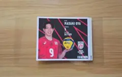 バレーボール男子日本代表 ラベル缶 大宅真樹 ステッカー