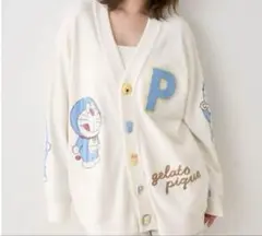 【新品】ジェラートピケ　ドラえもん　おはようおやすみカーディガン
