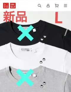 ユニクロ×ANYA HINDMARCHコラボT1BOXY ホワイトTシャツ L