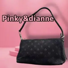 ピンキーアンドダイアン Pinky&dianne ハンドバッグ　スエード　黒