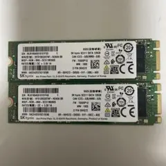 SK hynix SSD M.2 128GB SATA 2枚セット動作確認済み