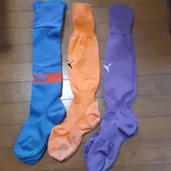 『格安！』Puma プーマサッカーソックス 3色セット　サイズ25～27㎝