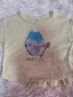 かき氷くまTシャツ半袖夏服