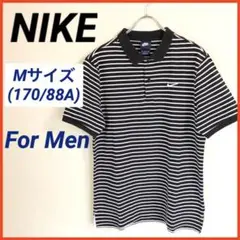セール❗️ 美品❣️ナイキ メンズ アパレル ボーダー 半袖 ポロシャツ Mサイズ