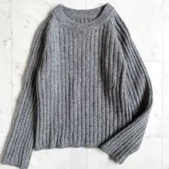 美品 マーガレットハウエル MHL ゴマシオ ネップ ニット セーター