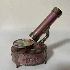 【美品】万華鏡オルゴール　曲ノクターン　テレイドスコープ　魔法のようなキラキラ♪ 美品】万華鏡オルゴール 曲ノクターン テレイドスコープ 魔法の