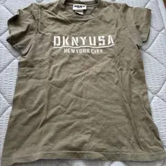DKNY JEANS 半袖Tシャツ カーキ色