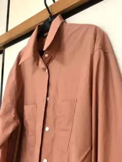 美品★ユニクロUオーバーサイズシャツ★MサイズUNIQLO U長袖