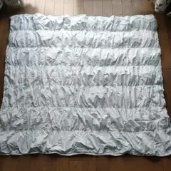 ラグ 約140cm x 140cm　水色