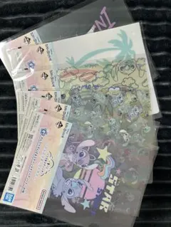 スティッチ一番くじ クリアファイルシールセット ×6