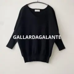 美品✨ガリャルダガランテ シルク混　ニット ドルマンスリーブ　ブラック