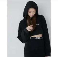 新品未使用　MURUA スポンジング ロゴミニスカート