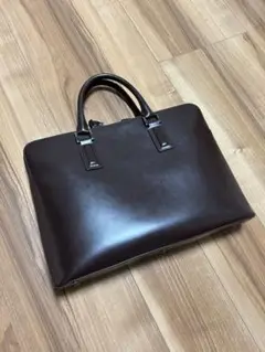 レザー ビジネスバッグ ブラウン