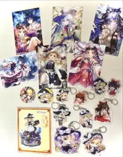 博麗霊夢、霧雨魔理沙、グッズまとめ売り