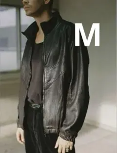 LIDNM FADED SHEEP SKIN TRACK JACKET Mサイズ