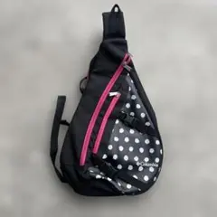 00s Columbia archive ワンショルダー Y2Kドット テック系