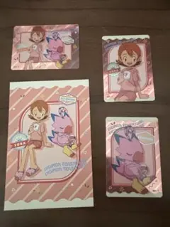 デジモン Picharm/寝起き アニメイト 武ノ内空＆ピヨモン セット売り