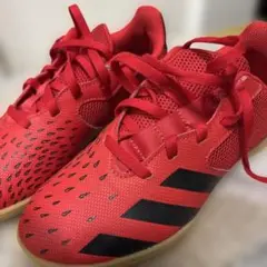 adidas サッカーシューズ 22cm レッド