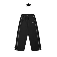 alo 黒 ワイドパンツ S