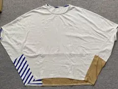 HEART MARKET バイカラーオーバーサイズTシャツ