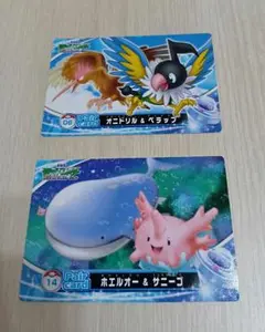 劇場版ポケットモンスター アドバンスジェネレーション ペアカード 2枚セット