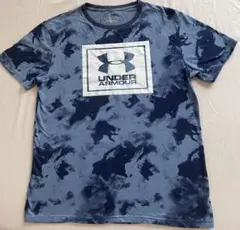 UNDER ARMOUR ネイビー カモフラ Tシャツ LG