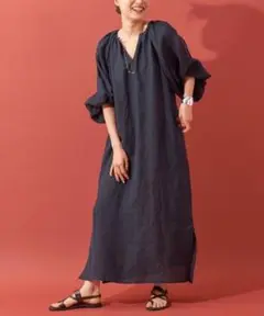 プラージュ LI Caftan ワンピース リネンワンピース 新品未着用 美品