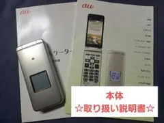 KYF41　ゴールド　取り扱い説明書付
