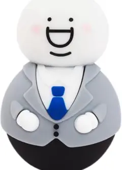 ビジネスマンのキャラクター置物